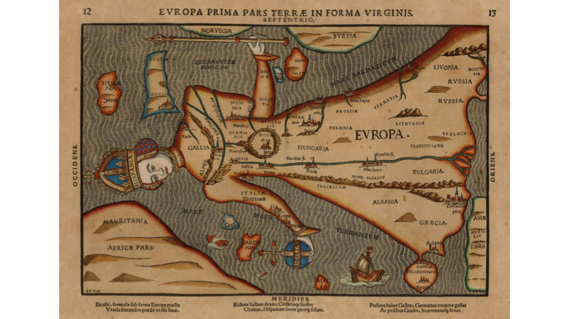 Illustration for article titled Bizarre "Biblical" and "Fantasy" Maps of the World, Circa 1580